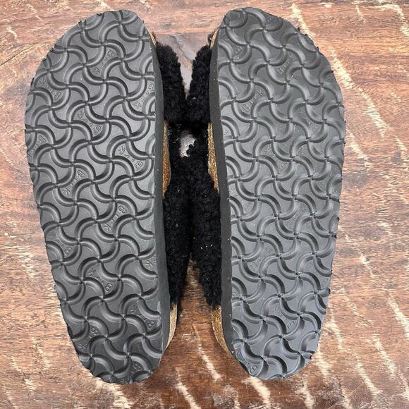 BIRKENSTOCK PAPILLIO Daytona Shearling Teddy Crossover Sandal Sz L 6 US 37 EU - Picture 7 of 8